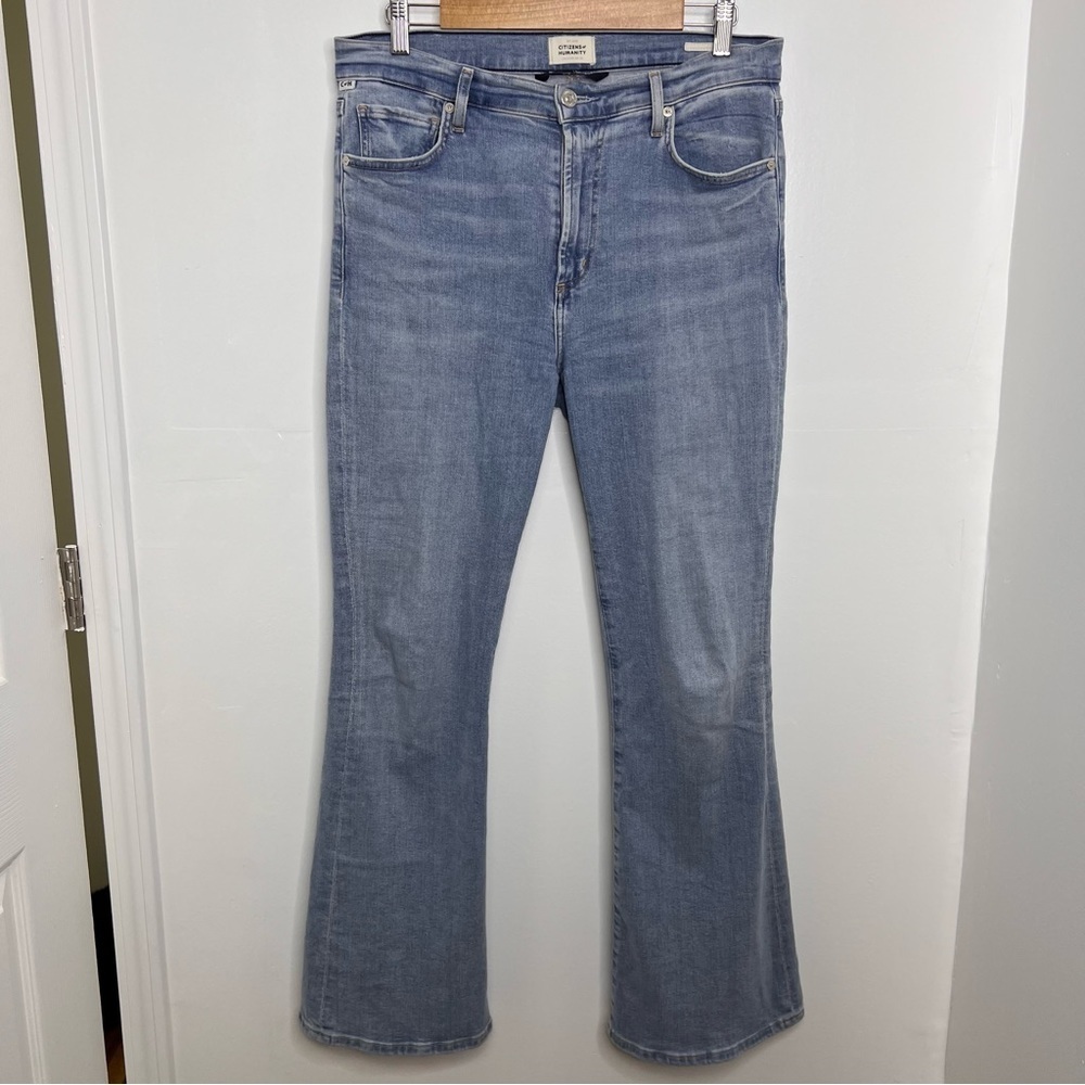CITIZENS OF HUMANITY Light Wash Lilah High Rise Bootcut Jeans - Picture 2 of 9